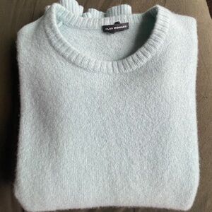 Club Monaco 100% Wool Sweater Soft Pastel Blue